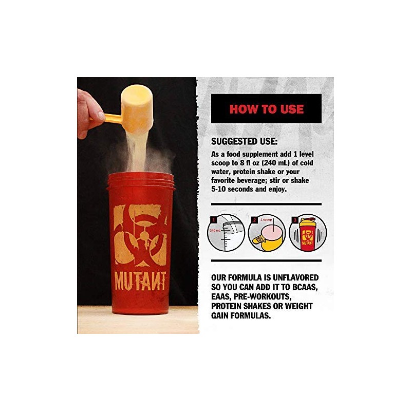 Mutant Mutant Core Series L-Glutamine (300g) Standard - Amino Acids