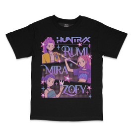Hunter Demons Pop K Movie Inspired T-Shirts (US, Alpha, Small, XX-Large, Regular, Regular, Anime Front)