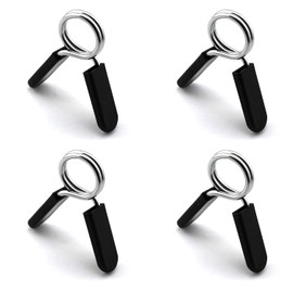 heyous 4pcs Gym Weight Lifting Dumbbell Barbell Bar Lock Clamp 25mm Spring Collar Clips Gym Dumbbell Fitness Body Building