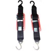 Rod Saver 2PB2VP Paddle Buckle Transom Tie-Down w/Orange Pads -