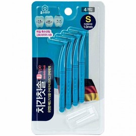 Homespia Interdental Brush L Type 4P S 1.0mm 10ea
