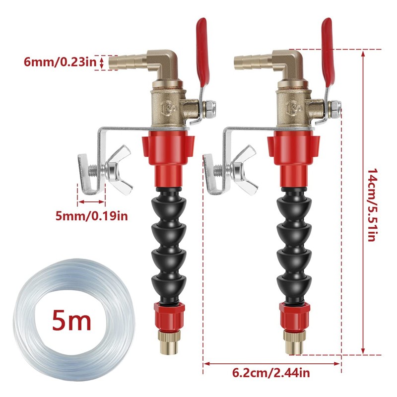 Txkrhwa Dust Remover Water Sprayer for Cutting Machine Non-Conductive Sprinkler