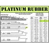 Black High Heat UV Resistant #64 Platinum Crepe Rubber Band