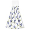 Blueangle Set of 2 Blueberry Hanging Tie Towels Kitchen Hand