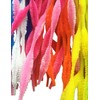 Carykon Pack of 100 Pipe Cleaners Fuzzy Bumpy Chenille Stems