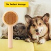 Cat Grooming Comb Brush: JOANGIHC 3PCS Dog Brush | Self-Cleaning