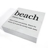 Beach Definition Art Wooden Box Sign Rustic Beach House Decorative
