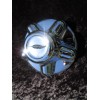 FEATHERLITE 5 lug 4.5" Bolt Circle Trailer Chrome Center Hub