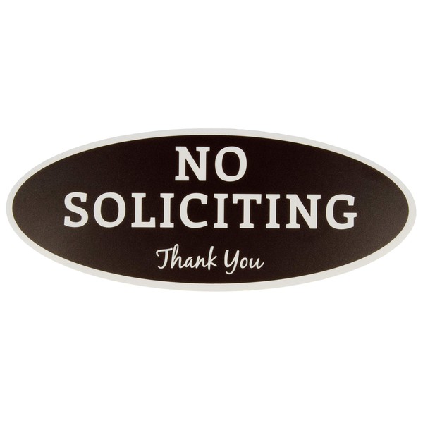 ExcelMark No Soliciting Sign for House or Business – Durable