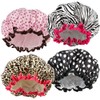 TCOTBE 4 gorros de ducha impermeables para mujer, gorro de