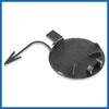 A ABSOPRO Bumper Tow Hook Eye Cover 3AA807155GRU Silver Tone