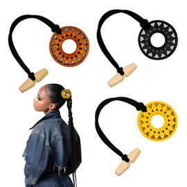 Elastic Dreadlock Hair Tie, Extra Long Dreadlock Accessories for Men & Women, Spiral Loc Hair Ties for Ponytail Holders, Braids, Thick, Curly Hair, Rubber Band for Long Dreads