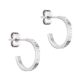 Stainless Steel Hoop Earrings, Stainless Steel, No Gemstone