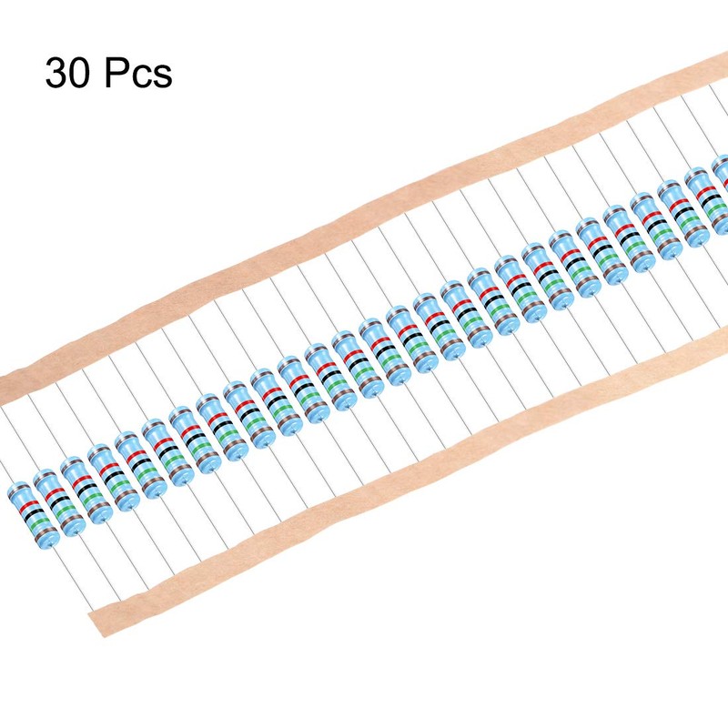 uxcell 30Pcs 15k Ohm Resistor, 2W 1% Tolerance Metal Film