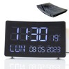 XXL Curved Clock - Large Negative LCD Display - Large