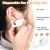 37Pcs Disposable Ear Piercing Kit, Self Ear Piercing Gun Kit