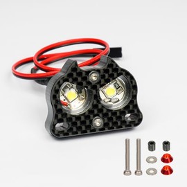 Nylon Headlight Lights Kit for Arrma 6S 1/8 Typhon V4 V5 TLR,Durable Front Light Lamp Upgrade Set,RC Car Headlight LED Light Set Lamp Bar for Arrma 6S Upgrade Parts Accessories