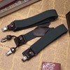 Buyless Fashion Suspenders for Men - 48" Elastic Adjustable Straps