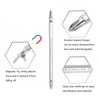 sourcing map Magnetic Double Ended Screwdriver Bit 5mm PH2 6"/150mm