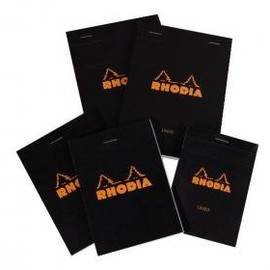 Rhodia Black Notepad 2" x 3" (Graph) Sold in Units of 3