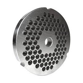 Grinder Plate for #32 Grinders, Hobart and Biro, with 1/4" Holes Great for Chili Product