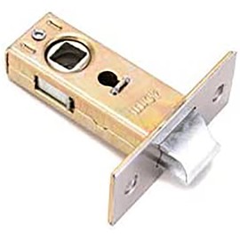 Boxonly Flat Tubular Mortice Latch 35mm Stainless Steel Door Latch Sprung Lever Door Handles