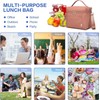 NOL Natural Organic Lifestyle Insulated Lunch Bags for Women Cooler