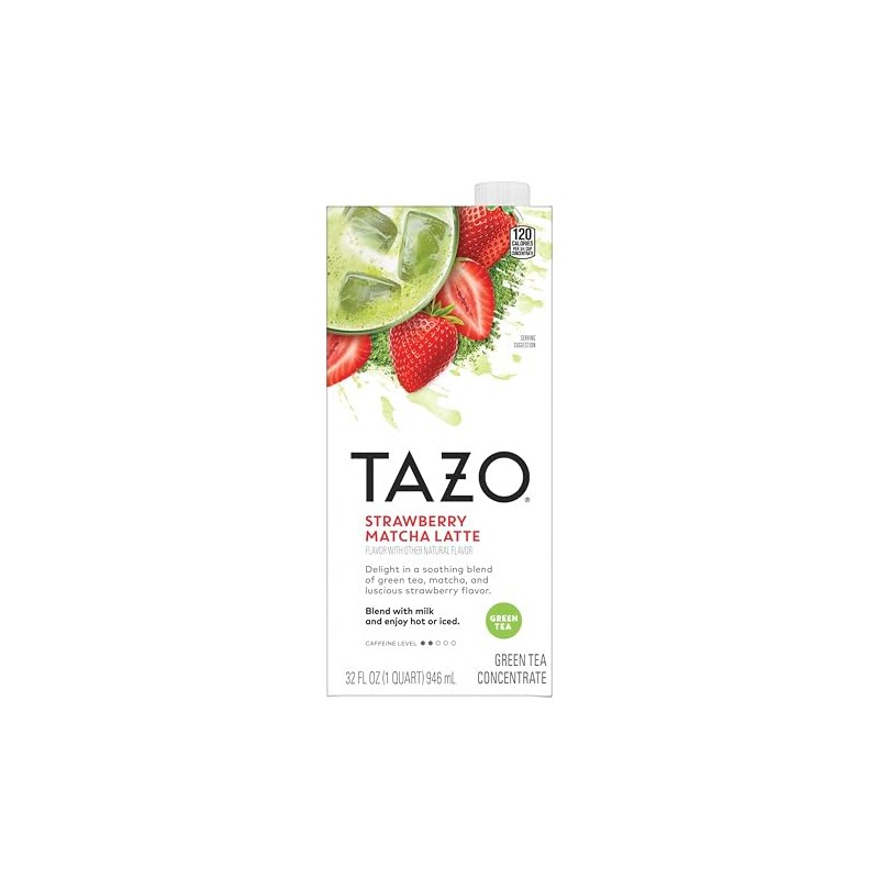 TAZO Strawberry Matcha Latte Concentrate - Café-Quality Delight