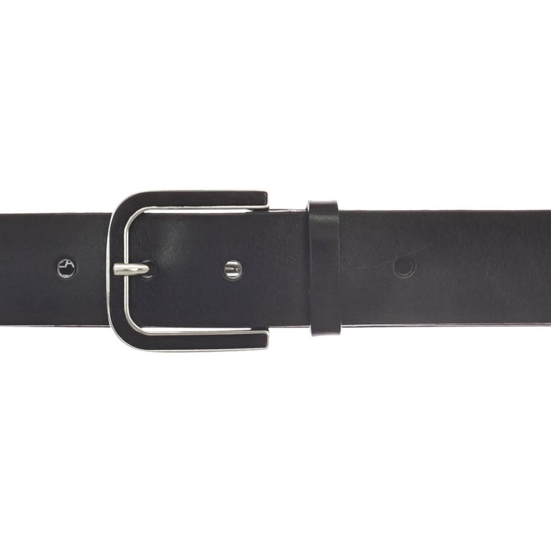 Vanzetti 35 mm Leather Belt W85 Black, black