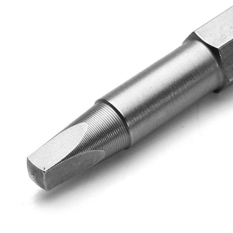 Gasea 3 Sets 2" Magnetic Square Head Screwdriver Bits 1/4"
