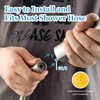OFFO Handheld Shower Head, 6-Mode Brushed Nickel High Pressure Handheld