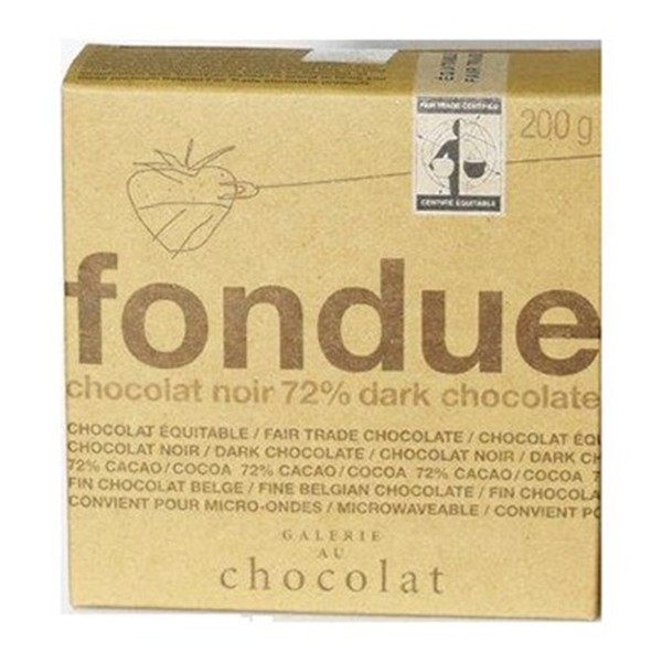 Galerie Au Chocolat Fondue Dark Chocolate 200g