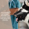 BARKLESS Dog Muzzle Leather, Soft Secure Anti-Barking Leather Muzzle for