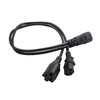 CableOrigin 2ft C14 to C13+NEMA 5-15R Y Splitter Extension Power