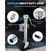 Kohree 2000 lbs Trailer Jack with Dual Wheel, 20-24V Cordless