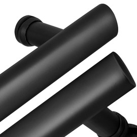 Cokritsm Glass Door Handle Black Stainless Steel Replacement Shower Door Handles 145mm Shower Pull Glass Door Handle Parts for Shower Door 2pack