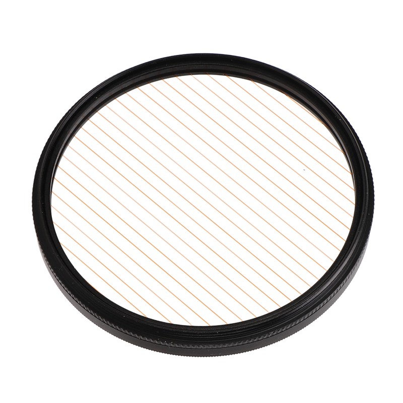 Gold Streak Digital Camera Lens Filter Antiscratch Optical Glass Aluminum