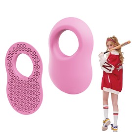 2 Pack Baseball Thumb Guard for Pro Batters, Hitter Swing Training Aid, Thumb Guard Baseball & Softball Baseball Batting Grip Baseball Accessories Baseball Training Equipment Reduce Bat Sting-Pink