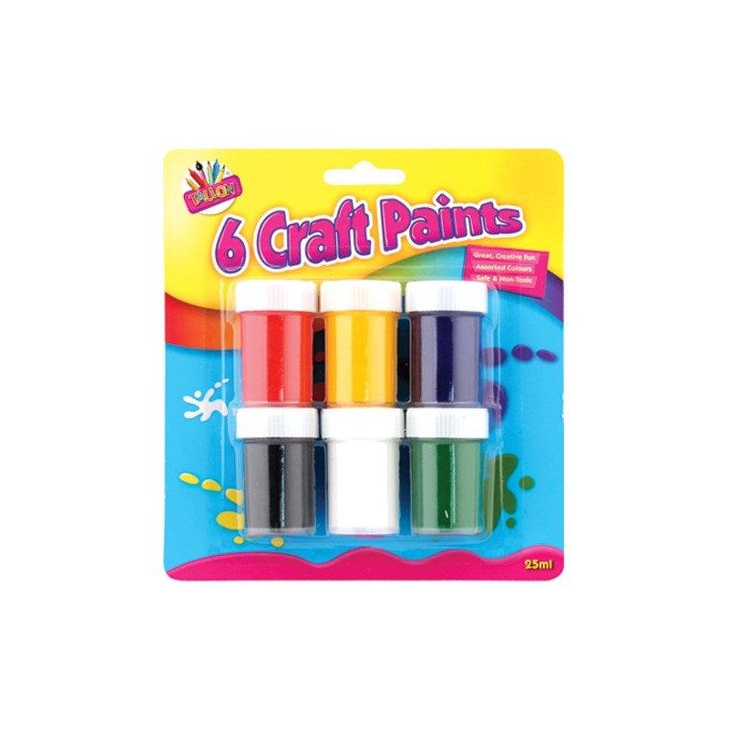 ART BOX Craft Paint Pot (Pack of 6), 5457