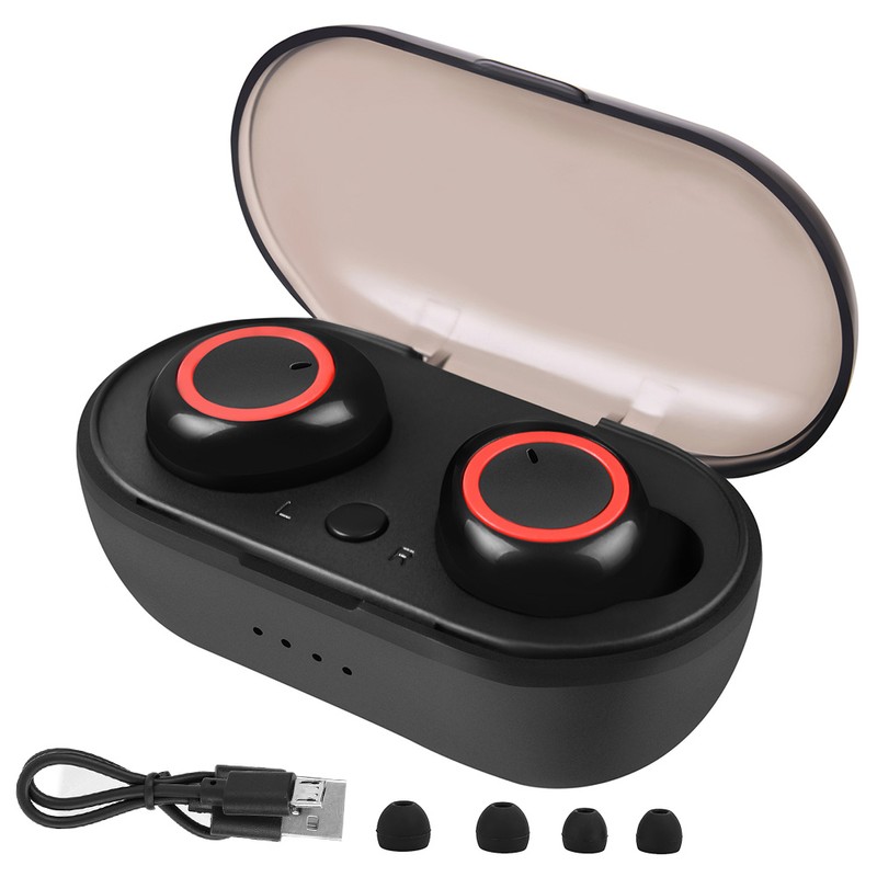 TWS Mini Bluetooth Wireless Headphone Magnetic Charging Binaural Call Sports
