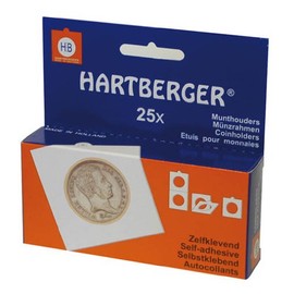 Lindner 8322275 HARTBERGER®-Coin holders-pack of 100