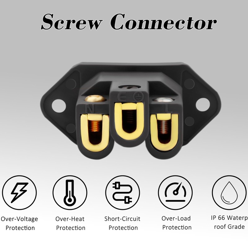 Monosaudio Gold Plated AC Power Socket 250V 10A IEC 320