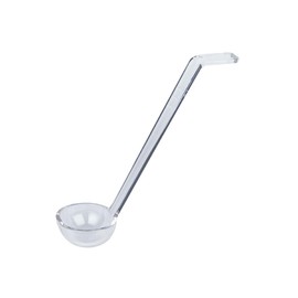 Thunder Group PLOP009CL Ladle, 7.3 fl oz (21 ml), Total Length 8.5 inches (21.6 cm), Ladle, One Piece Plastic, Commercial Use,