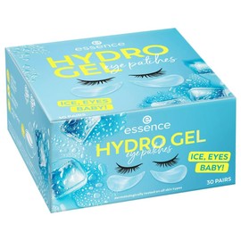 essence HYDRO GEL eye patches ICE, EYES, baby! 30 Pairs, Augenpflege, Blau, feuchtigkeitsspendend, kühlend, schimmernd, vegan, ölfrei, ohne Parfüm, ohne Alkohol, 1er Pack (90g)