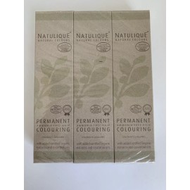 NATULIQUE Ammonia FREE Permanent Hair Color Lot Of 3 - 4.3 Dark Golden Brown