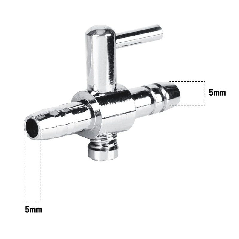 10PCS Stainless Steel Aquarium Flow Valve Oxygen Pump Air Volume