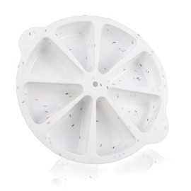 SHEbaking Scone Pan Silicone Scone Pans for Baking Wedge Pan 8-slot Silicone Pie Pans for Combread Polenta or Biscuits BPA free