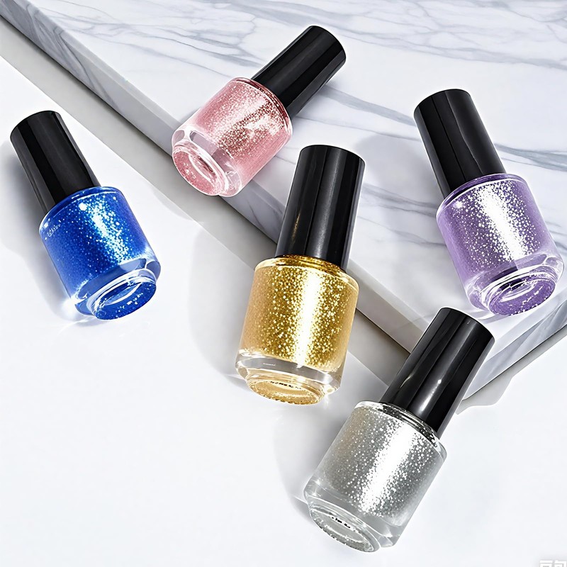 ZENFUN 50 Pack 5 ml Empty Nail Polish Bottles with