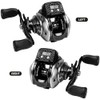 Digital Display Fishing Reel 6.3:1 16+1BB Baitcasting Reel with Larger