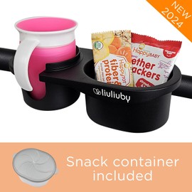 liuliuby Universal Stroller Snack Tray Attachment | Universal Snack Tray for Stroller Cup Holder Attachment | Baby Accessories for UppaBaby, Bugaboo, Nuna, Yoyo, Wagon, Wonderfold, Evenflo, Bob Jogger